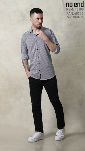 Camisa Mil Rayas Hombre No End