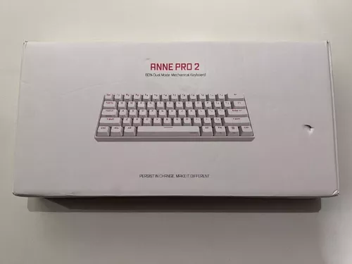 Teclado Bluetooth Anne Pro 2 Cherry Mx Red Us Branco Rgb