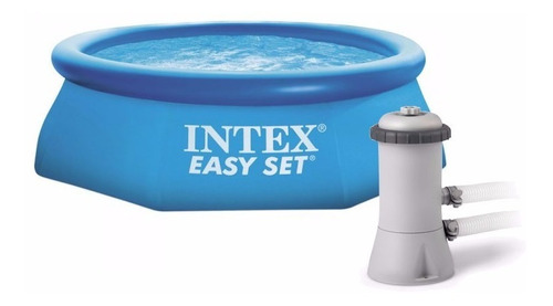 Piscina Inflable Intex 28110 Easy Set + Bomba Filtro 28604