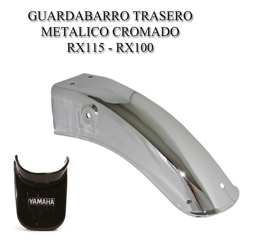 Guardabarro Trasero Rx100 Rx115 Metalico + Colepato