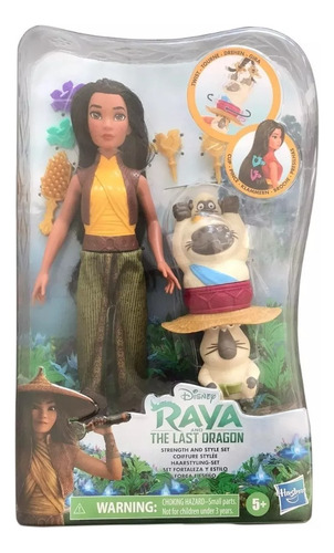 Muñeca Raya - Set Fortaleza Y Estilo, Hace Trenzas - Disney