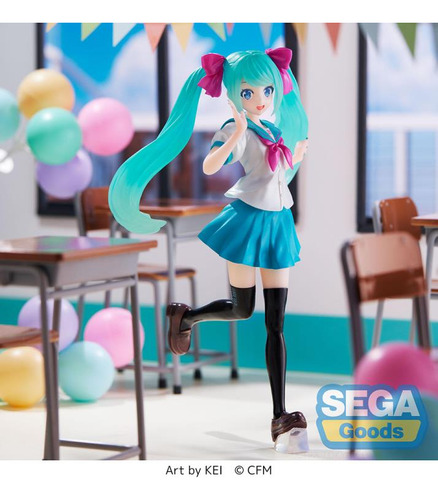 Hatsune Miku 16th Anniversary Kei Luminasta Sega Figura Orig