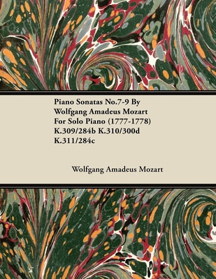 Libro Piano Sonatas No.7-9 By Wolfgang Amadeus Mozart For...