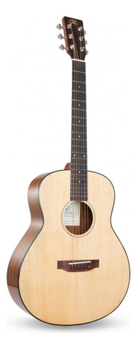 Guitarra Electroacústica Sx Ss760e Cuerpo Tipo Gs Mini 