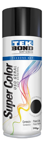 Aerosol Pintura Negro Brillante Secado Rapido 200ml/140gr