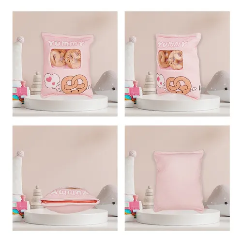 Almofada quadrada Miniso COJINES Y ALMOHADAS pretzel 31cm x 26cm