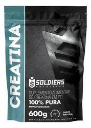 Creatina Soldiers Nutrition em pó Sem sabor x 600g - R$ 49,12