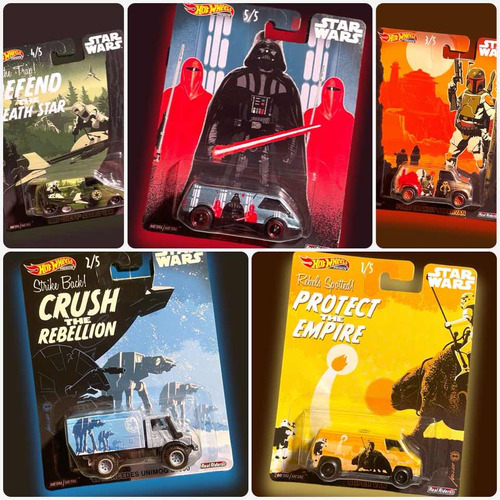 Hotwheels Star Wars Series Completa Real Riders