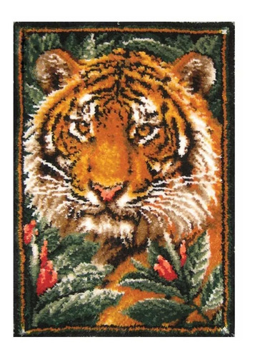 Yaobuyao Juego Alfombra Diseño Tigre Selva Preimpreso In
