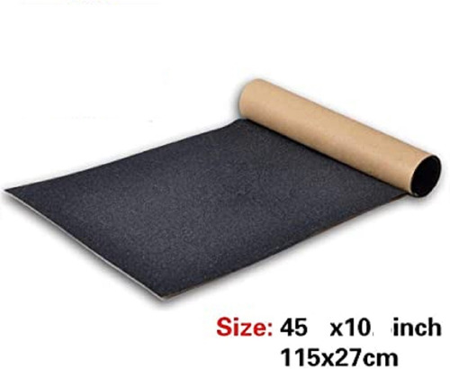 Imagen 2 de 3 de Lijas Longboard Blank Importada 45x 10 (115 X 25,4cm) Goma