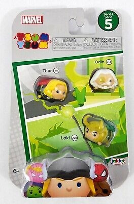 Marvel Tsum Tsum 3-pack Mini Figuras: Thor, Odín, Loki