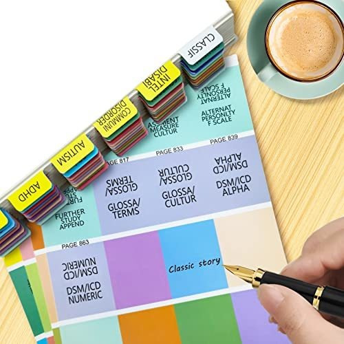 Pestañas De Índice Para Dsm5 Dsm5tr, 11 Pestañas En Blanco I