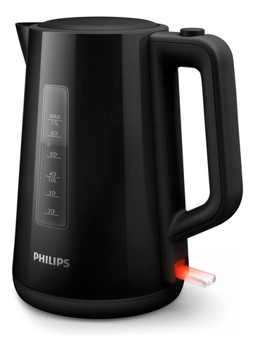Hervidor De Agua Philips Eléctrico Hd9318 1,7 Litros Negro
