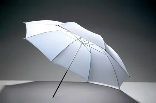 Sombrilla Blanca Translúcida para Fotografía 83cm - 33” – R7D Store