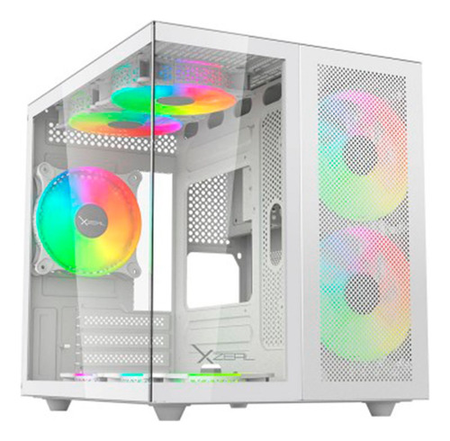 Gabinete Xzeal Cxi1 Con Ventana Argb Cubo Micro-atx