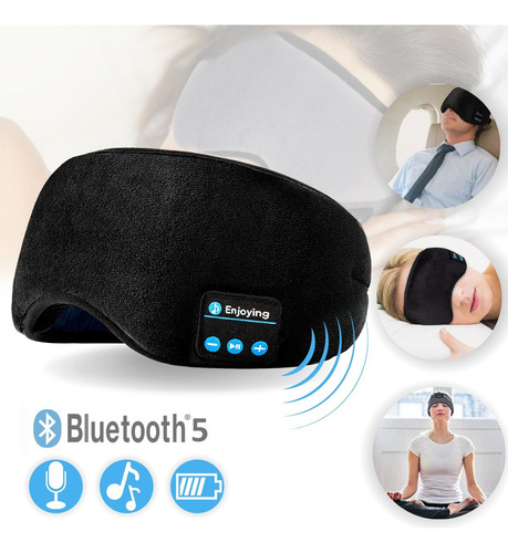 ... Máscara Para Dormir Eye Cap Con Auriculares Bluetooth Y