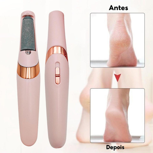Lixa Elétrica Pés Calos Usb Aparelho Portátil Lixador Remove