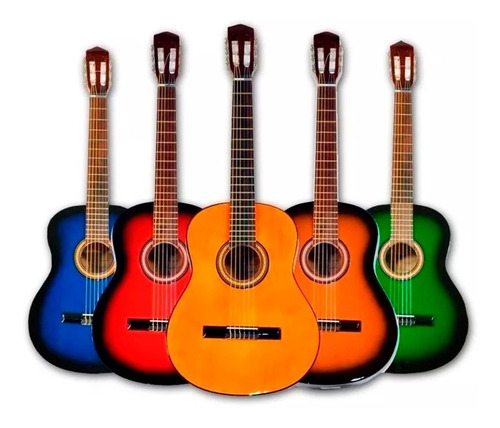 Guitarra Criolla Mini Niño Con Funda - Tamaño 1/4 - 3 A 7 Años - En Palermo