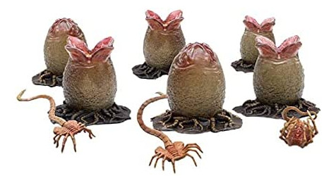 Hiya Toys Alien: Eggs  Facehugger - Juego De Figuras De Acci