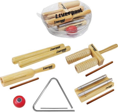 Musicalização Infantil Kit Instrumentos Liverpool Kit-inf01