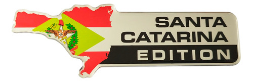 Adesivo Emblema Resinado Estados Edition Carro Moto Capacete