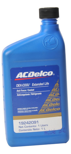 Liquido Refrigerante 1lt Dex-cool Organico Acdelco 100%