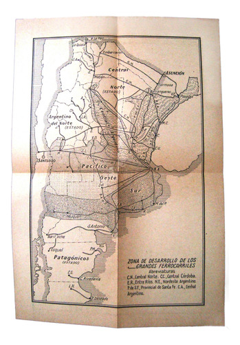 Ferrocarril Ingles Argentina 2 Mapas Ley Reglamento 1911 (Usado)