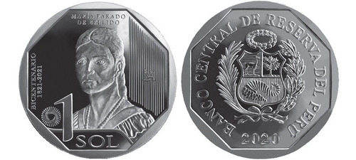 Moneda De María Parado De Bellido - Colección Bicentenario