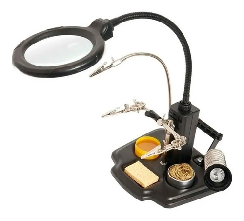 Lampara Con Lupa Proskit Para Elecronica Con Luz Led Pr