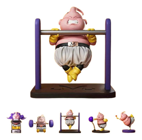 Majin Buu Ejercicio Gym X5 Figuras Dragon Ball Z  Majin Boo