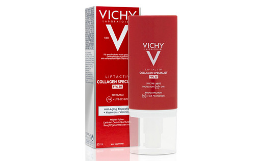 Imagen 2 de 3 de Protector solar Vichy Liftactiv Collagen Specialist en crema FPS30 x 50 ml