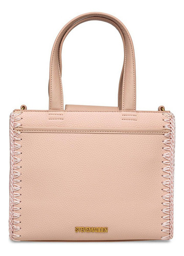 Tote Baris Blush Gold Steve Madden Bags Acabado de los herrajes Oro Color Rosa claro Correa de hombro Rosa claro Diseño de la tela Lisa