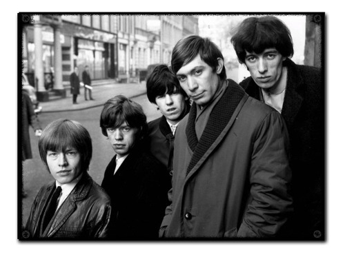 #868 - Cuadro Vintage Rock - The Rolling Stones No Chapa