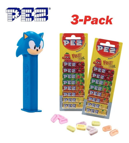 Pez Candy Dispensador De Dulces Figura Sonic The Hedgehog