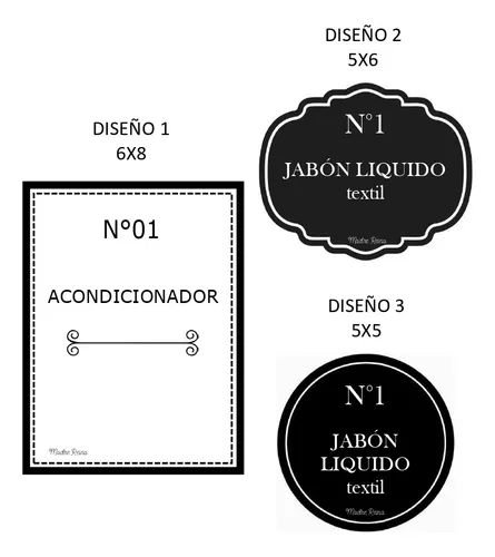 Kit Imprimible Etiquetas Para Frascos