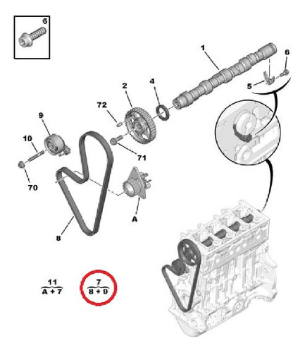 Kit Distribucion Gates Para Peugeot 208 1.5 Nafta 12-16