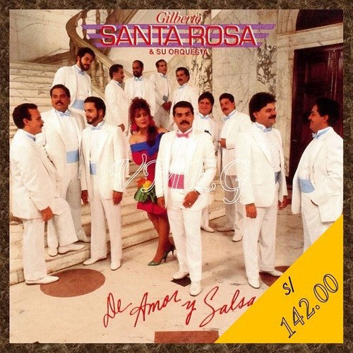 Vmeg Cd Gilberto Santa Rosa 1988 De Amor Y Salsa
