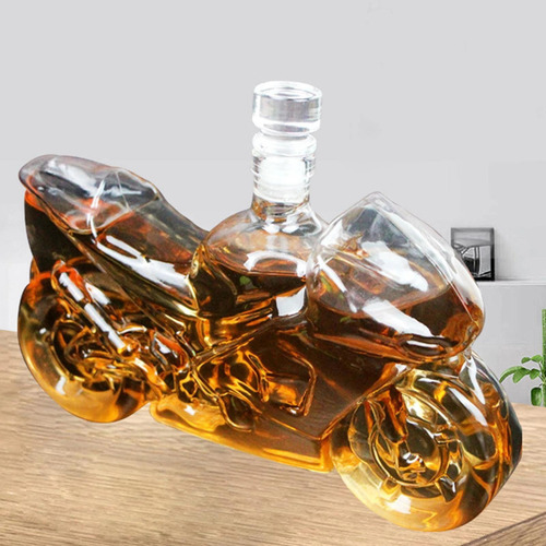 Decantadores De Licor En Forma De Motocicleta, Botella De