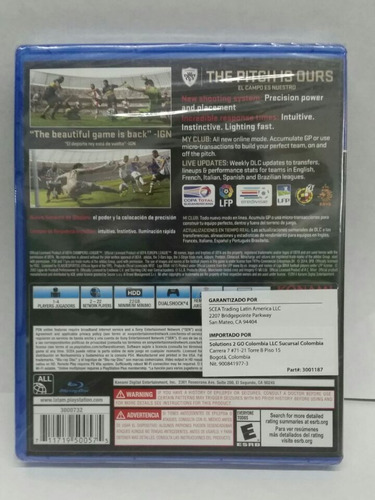 Juego Original Ps4 Pes 2015, Nuevo Sellado