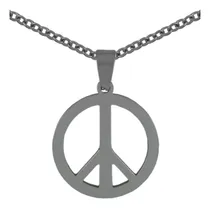 Comprar Dije Símbolo De La Paz + Cadena 50cm