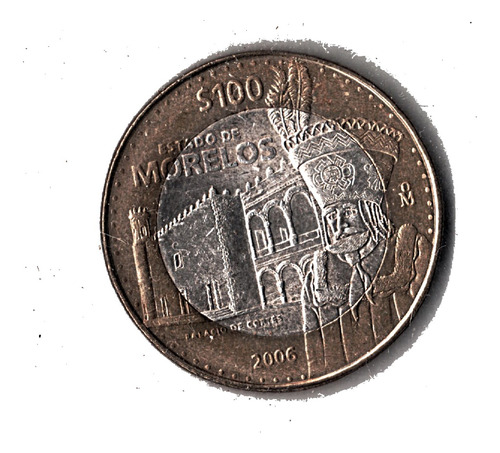 Moneda De Plata 100 Pesos Edo De Morelos Centro De Plata