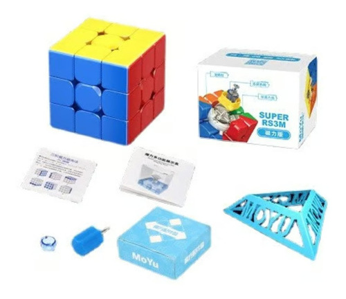 Cubo Rubik Profesional 3x3 Moyu Rs3m Magnetico Super 2021