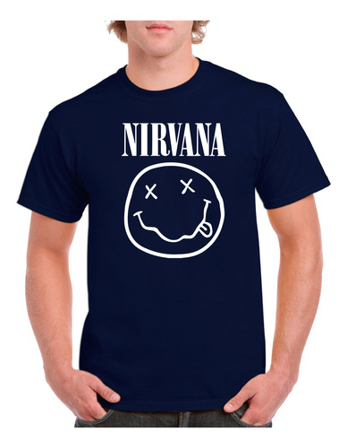 Polera Hombre Estampado Nirvana