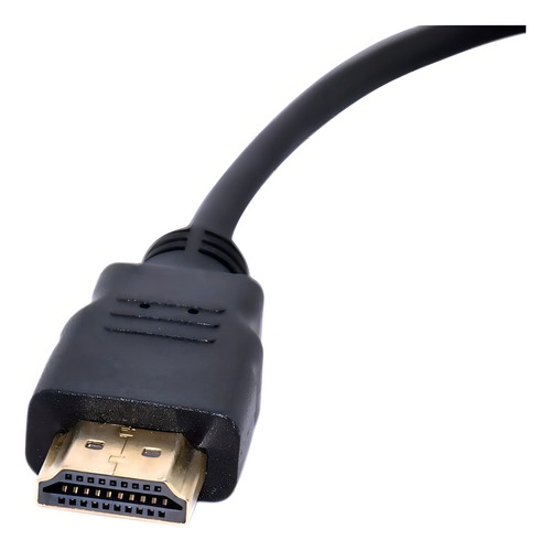 Cabo adaptador conversor de monitor D-sub HDMI para Vga de 15 pinos
