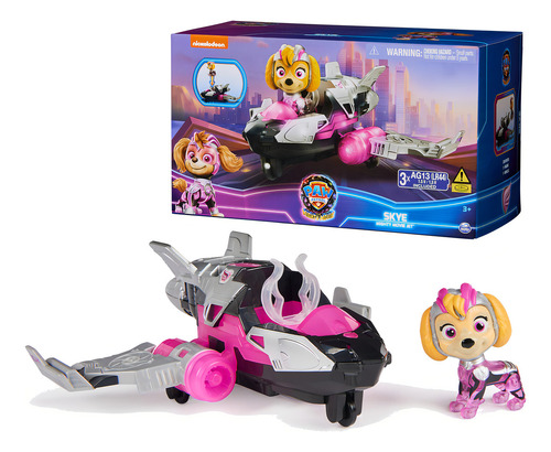 Paw Patrol Avion Con Figura De Accion Skye Mighty Pups