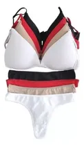 Comprar Pack X3 Conjunto Triangulo Soft Algodon Y Lycra Less 530 New