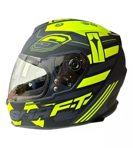 Casco de Motocross Blanco Mate FS-607 ECE-2205 - Tienda Moto Rider México