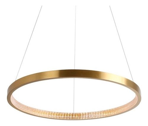 Lampara Colgante Anillo Nordico 100cm Diametr Decorativa Led Color Dorado Ilios Innova Lam-aro/38