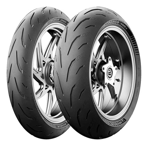 Pneu Michelin Power 6 120/70 Zr17 + 180/55 Zr17 Tl