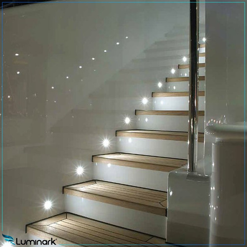 Imagem 6 de 9 de 2 Und. Spot Balizador Led Chao 3w Escada Jardim Deck Movel A